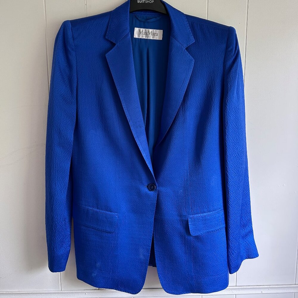 MaxMara 100% Silk Blazer